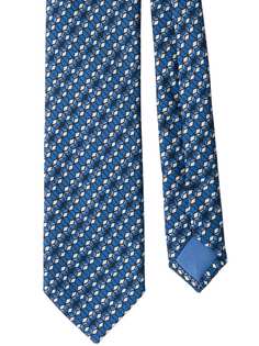 Prada галстук с геометричным узором