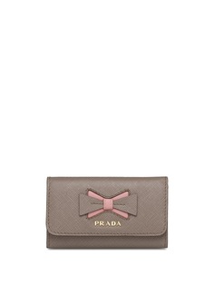 Prada ключница из сафьяновой кожи