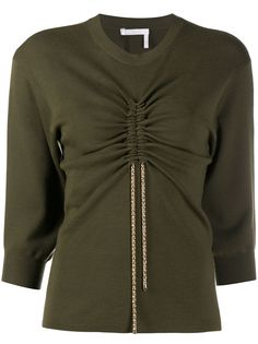 Chloé топ с кулиской Chloe