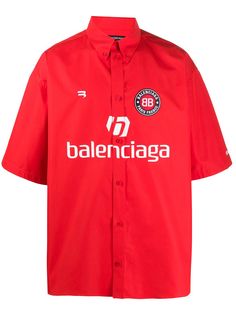 Balenciaga рубашка Soccer с короткими рукавами