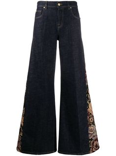 LAutre Chose широкие джинсы с цветочным принтом