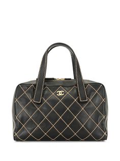 Chanel Pre-Owned сумка-тоут Wild Stitch Boston 2000-х годов