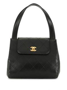 Chanel Pre-Owned стеганая сумка-тоут 1990-х годов