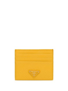 Prada картхолдер с металлическим логотипом