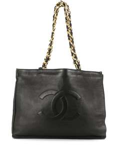 Chanel Pre-Owned сумка-тоут Jumbo с логотипом CC