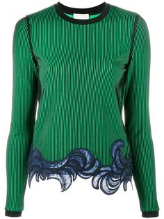 3.1 Phillip Lim джемпер с вышитым подолом