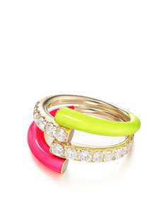 Melissa Kaye кольцо Lola из желтого золото с бриллиантами