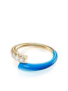 Melissa Kaye кольцо Lola из желтого золота с бриллиантами