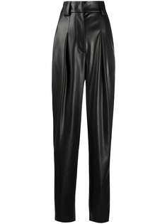 Brognano прямые брюки из искусственной кожи