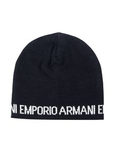 Emporio Armani Kids шапка бини с логотипом