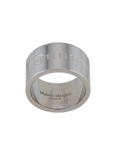 Maison Margiela кольцо Numbers с гравировкой