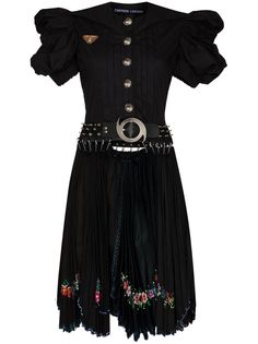 Chopova Lowena платье Avalanche с вышивкой и поясом