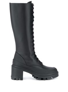 Moncler сапоги на шнуровке в стиле милитари