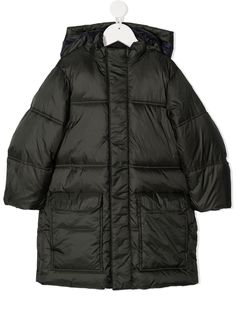 Emporio Armani Kids пуховик с капюшоном