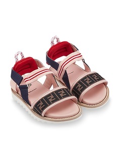 Fendi Kids сандалии с логотипом FF