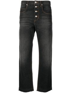 Isabel Marant Étoile укороченные джинсы прямого кроя
