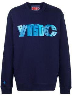 YMC джемпер с логотипом и длинными рукавами