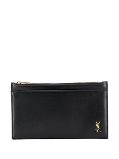 Saint Laurent кошелек на молнии с логотипом