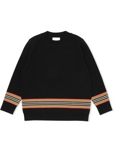 Burberry Kids джемпер в полоску Icon Stripe