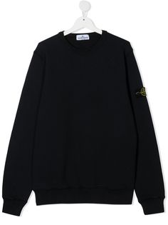 Stone Island Junior джемпер с нашивкой-логотипом