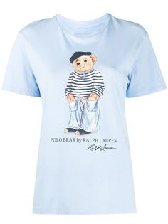 Polo Ralph Lauren футболка с принтом Polo Bear
