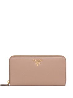 Prada большой кошелек с круговой молнией