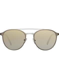 Prada Eyewear солнцезащитные очки с зеркальными линзами с градиентным эффектом