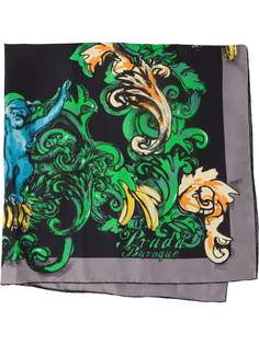 Prada платок-фуляр с барочным узором