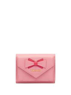 Prada сафьяновый кошелек с бантом