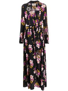 Zadig&Voltaire платье-рубашка макси с цветочным принтом