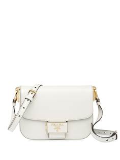 Prada сумка на плечо из сафьяновой кожи
