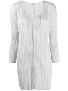 Pleats Please Issey Miyake плиссированный кардиган