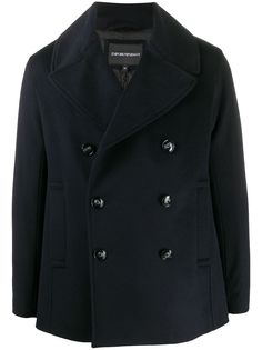 Emporio Armani двубортное пальто
