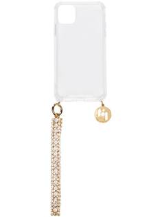 Rosantica прозрачный чехол Simon для iPhone 11 с ремешком