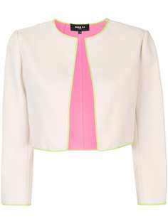 Paule Ka укороченный жакет с контрастной окантовкой