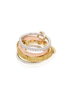 Spinelli Kilcollin кольцо Vega из желтого и белого золота с бриллиантами