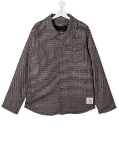 Douuod Kids рубашка в ломаную клетк5у