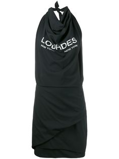 Lourdes платье мини с логотипом