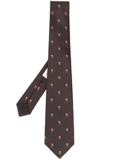 Alexander McQueen галстук с принтом