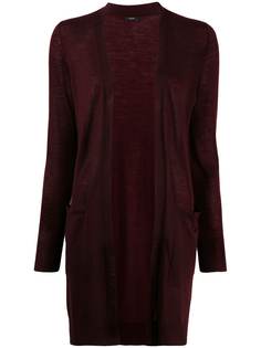 Joseph длинный кардиган без застежки