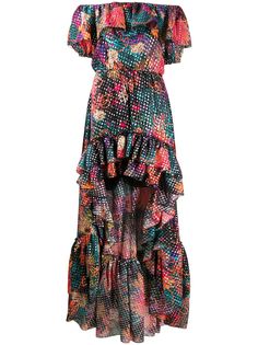 Dundas платье с открытыми плечами и цветочным узором