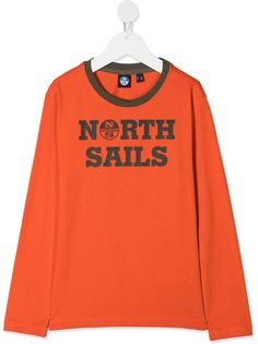 North Sails Kids футболка с логотипом