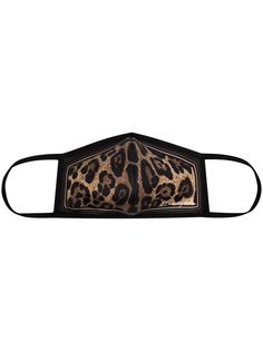 Dolce & Gabbana маска с леопардовым принтом
