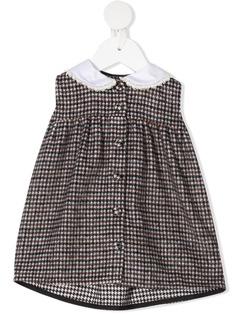Douuod Kids расклешенное платье в клетку