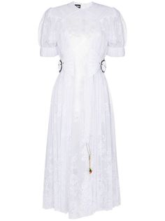 Chopova Lowena кружевное платье миди Storm