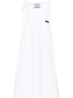 Prada платье с U-образным вырезом