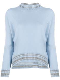 Ermanno Scervino джемпер свободного кроя с высоким воротником