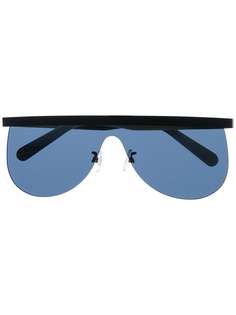 Courrèges Eyewear солнцезащитные очки-маска