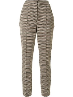 DVF Diane von Furstenberg брюки с геометричным принтом