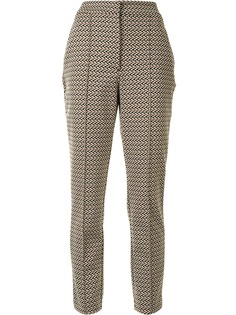 DVF Diane von Furstenberg брюки с геометричным принтом
